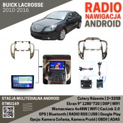 RADIO BUICK LACROSSE 2009-2012 9'' 1280*720 QUAD CORE 2+32GB